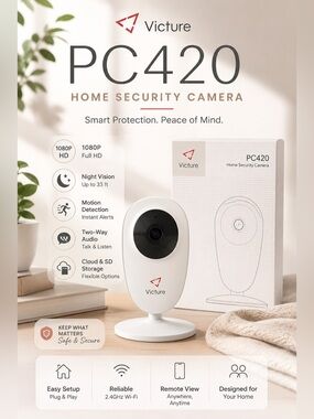 🏡 Victure PC420 Home Security Camera